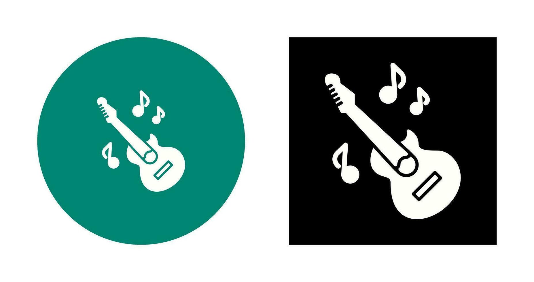 icono de vector de guitarra