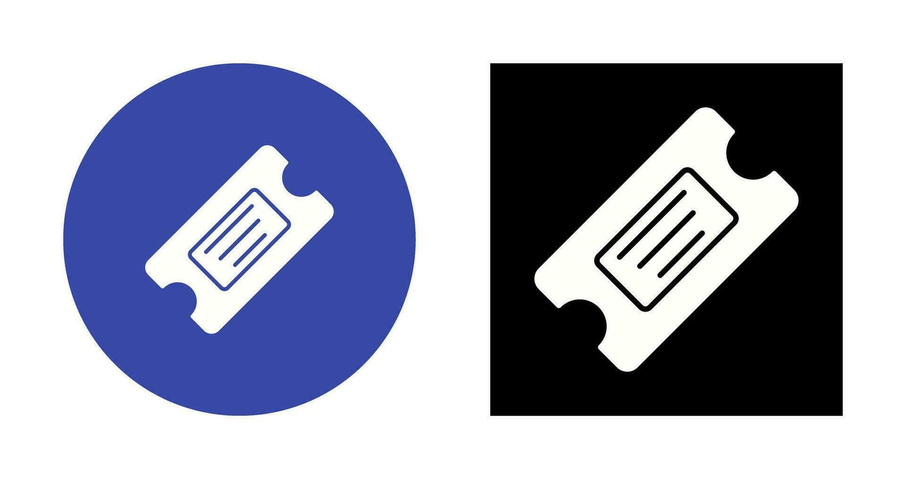 Ticket Vector Icon