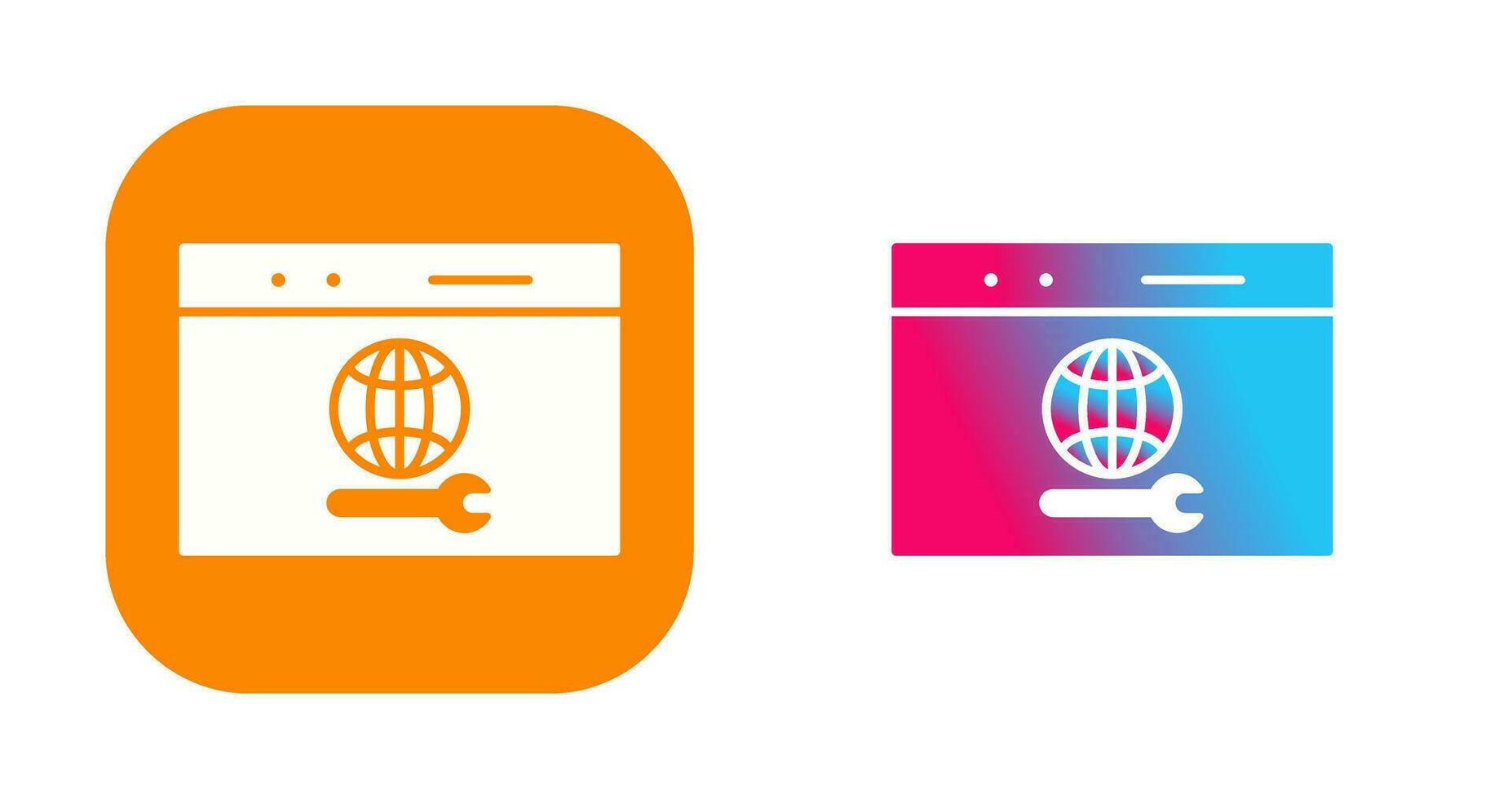 Unique Web Support Vector Icon