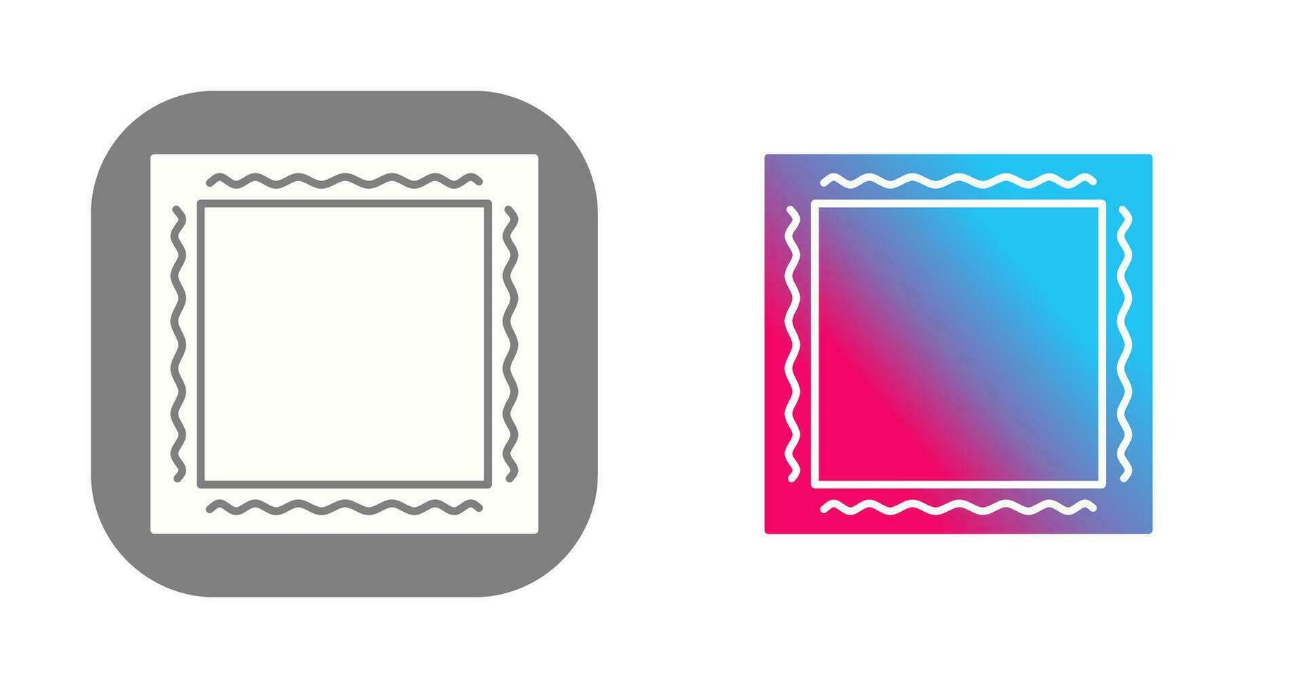 Unique Frame Vector Icon