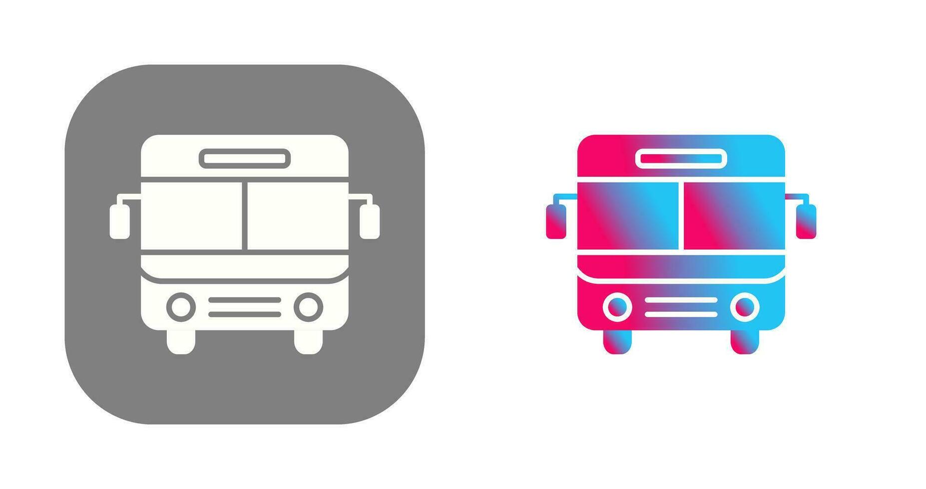 icono de vector de bus