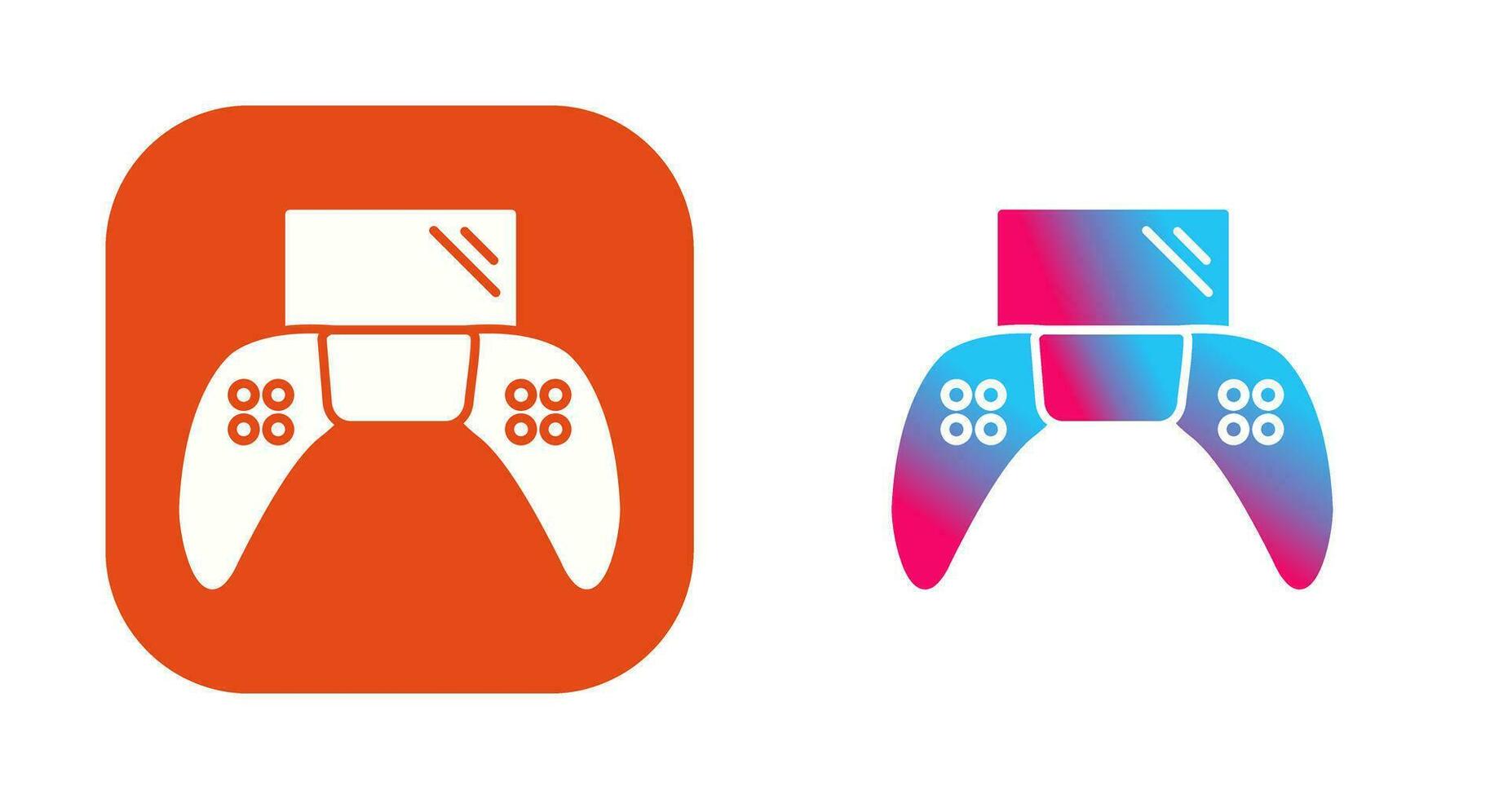 Unique Play Station Vector Icon