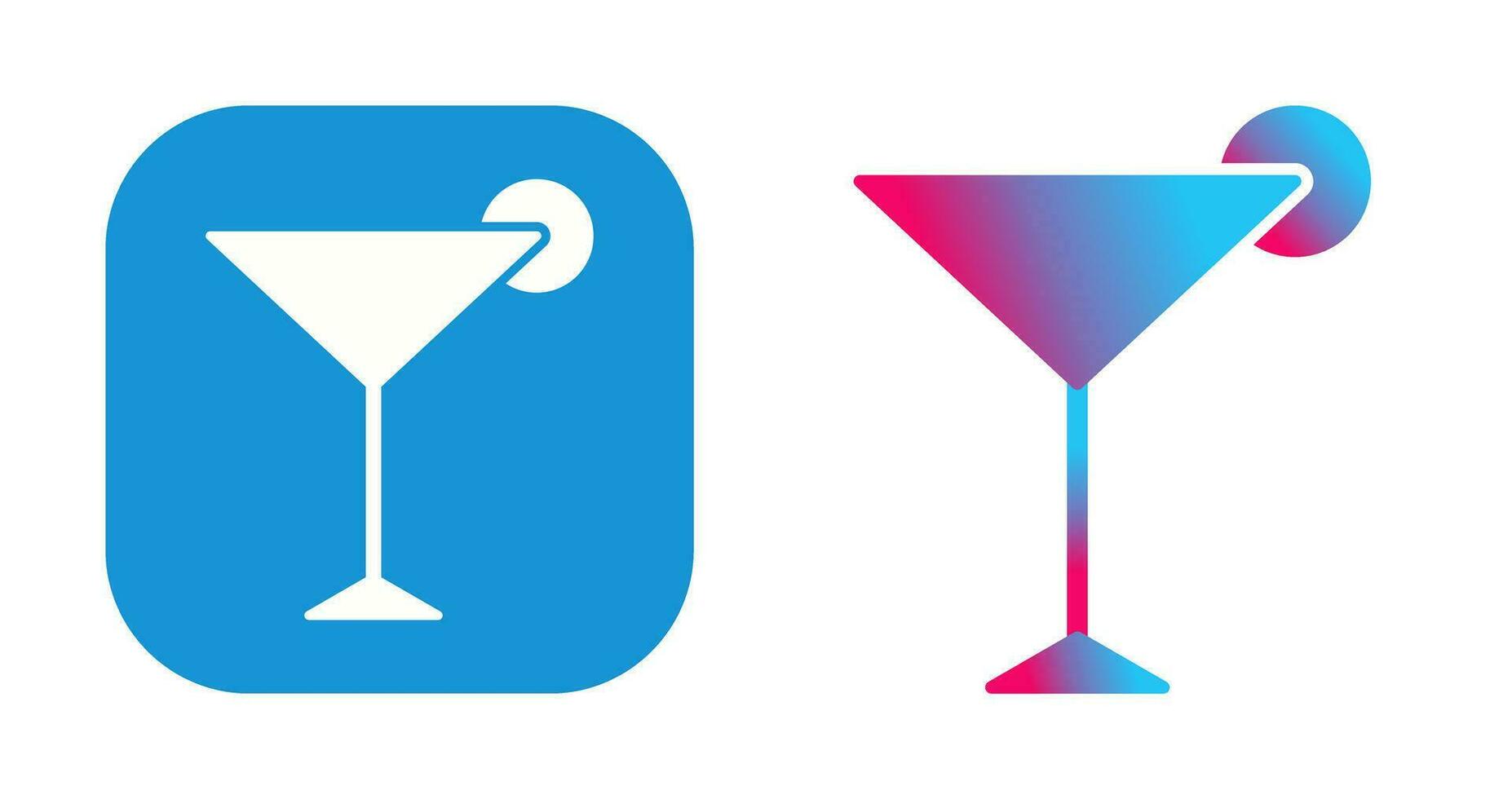 Unique Cosmopolitan Vector Icon