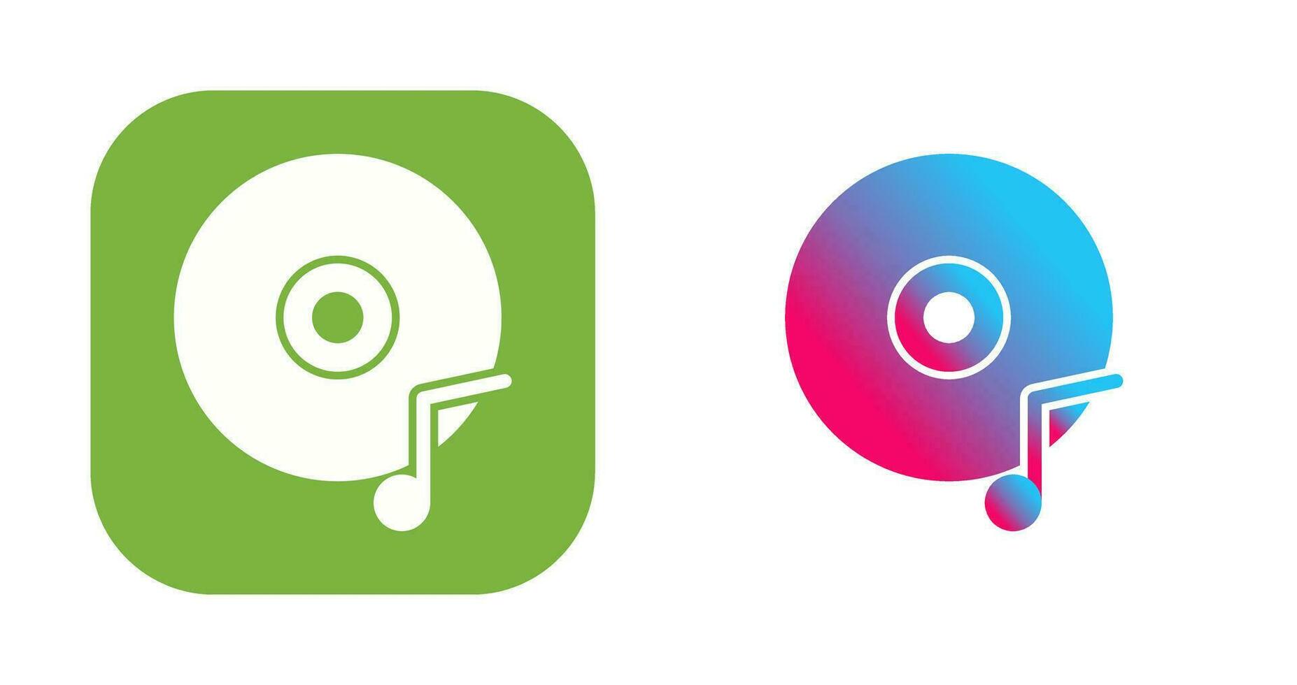 Music CD Vector Icon