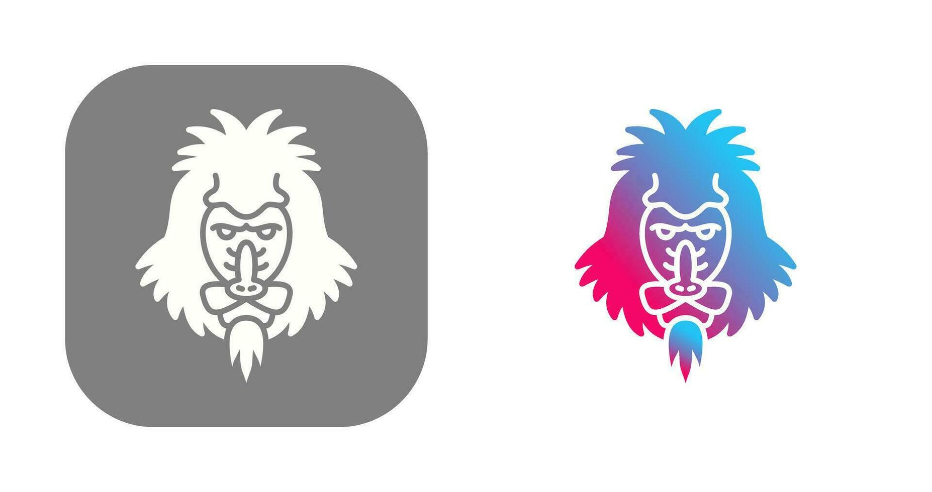 Mandrill Vector Icon