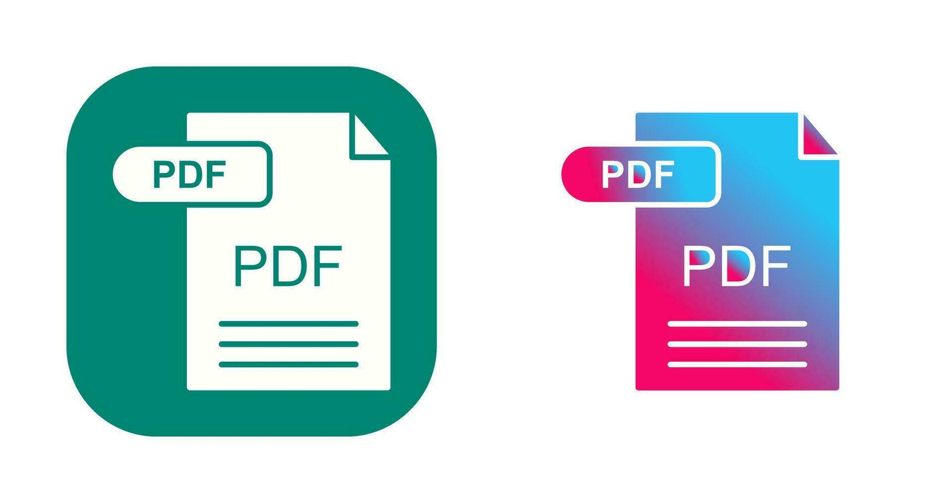 PDF Vector Icon