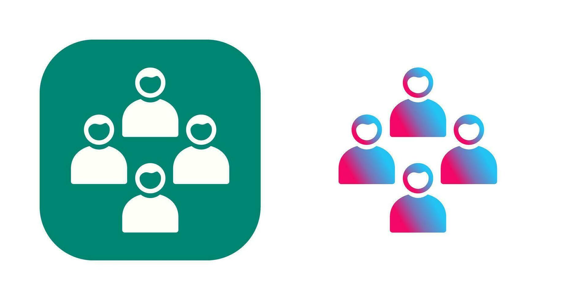 Network Group Vector Icon
