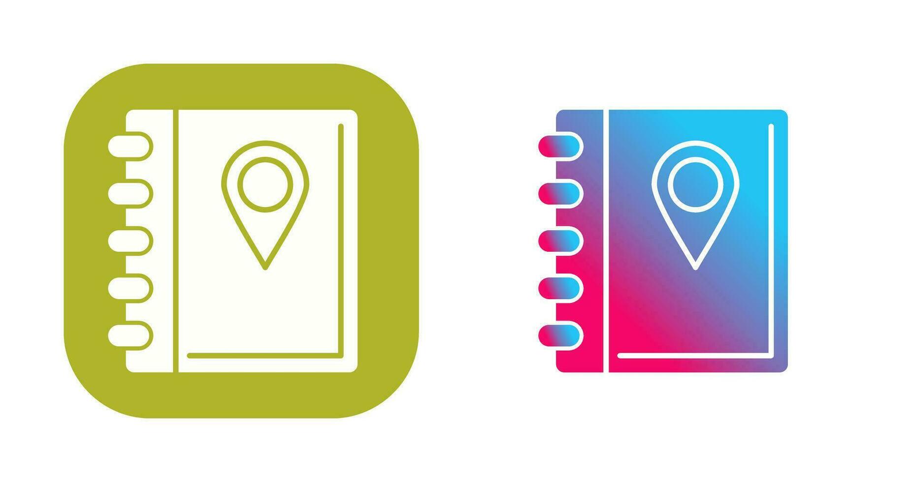 Address Book Vector Icon