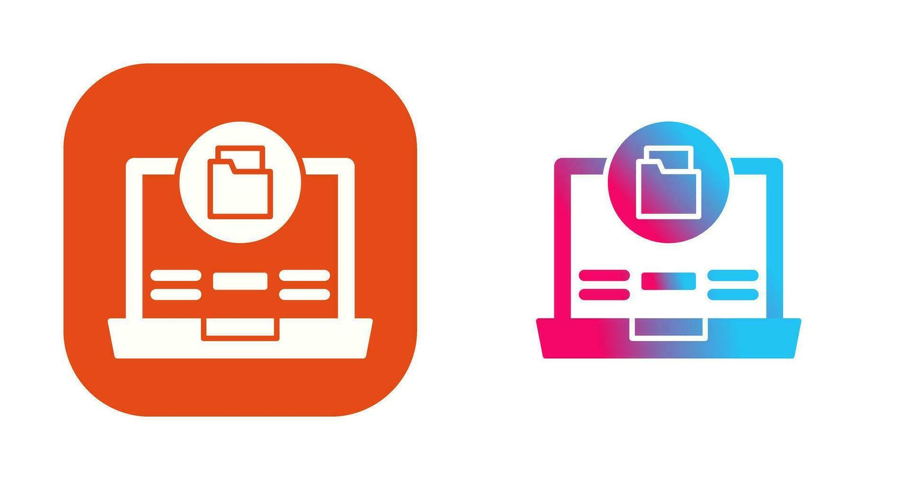 Data Storage Vector Icon