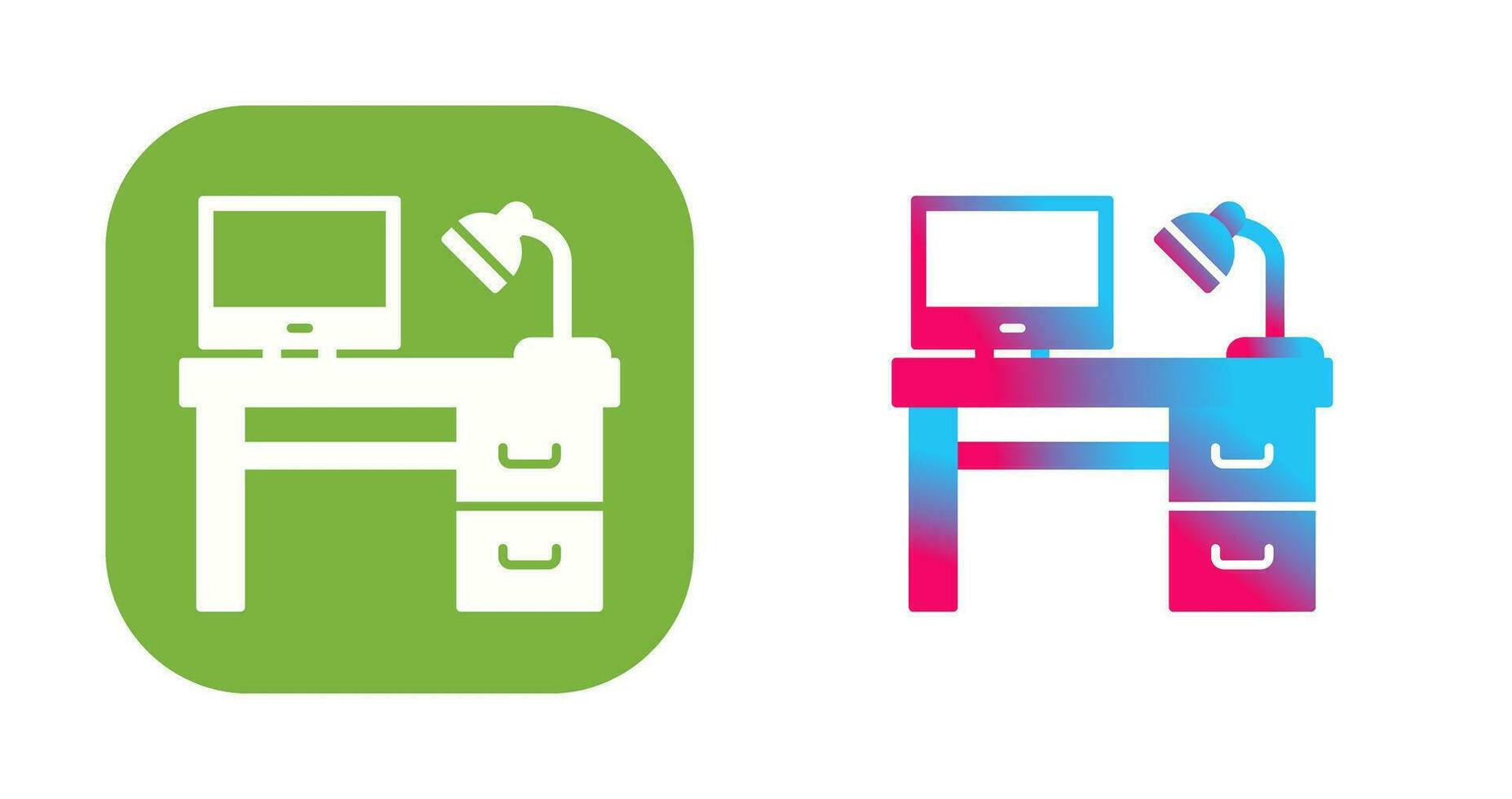 Desk Vector Icon