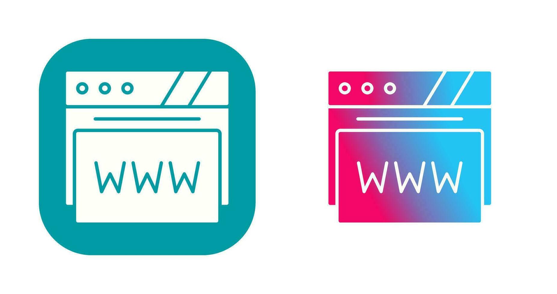 Web Browser Vector Icon