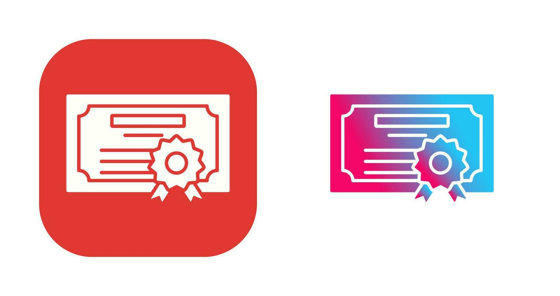Diploma Vector Icon