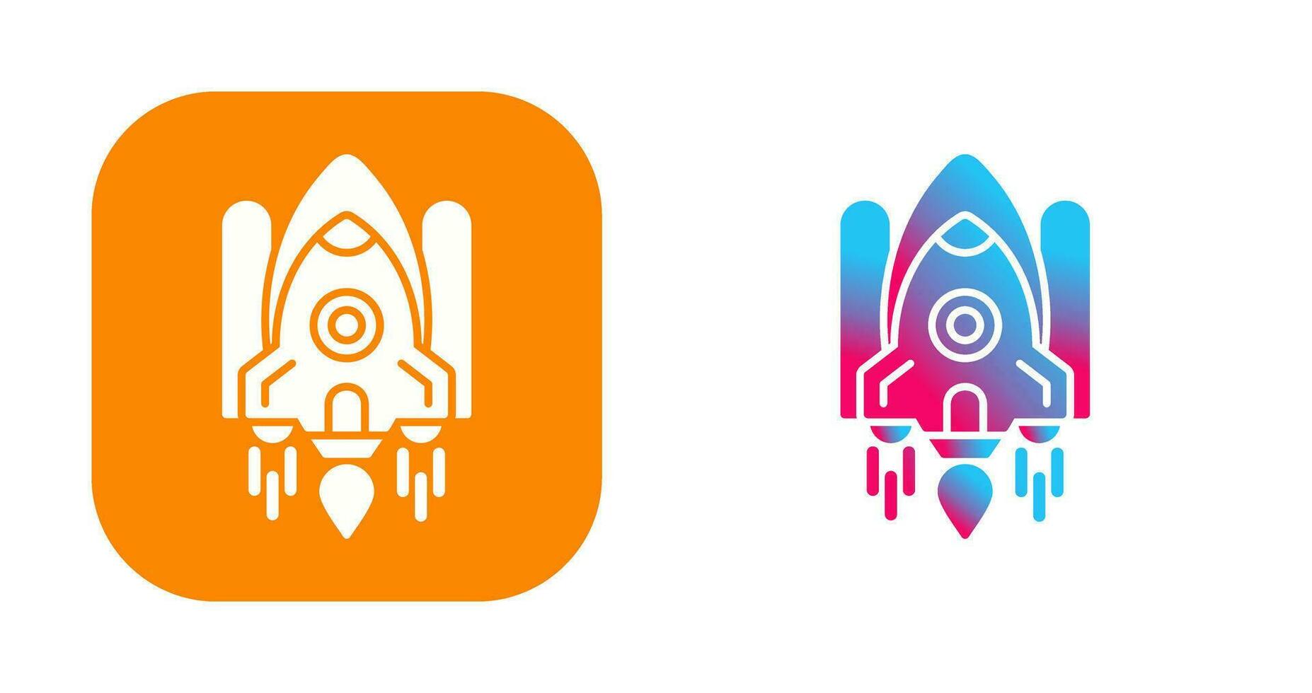 Space Shuttle Vector Icon