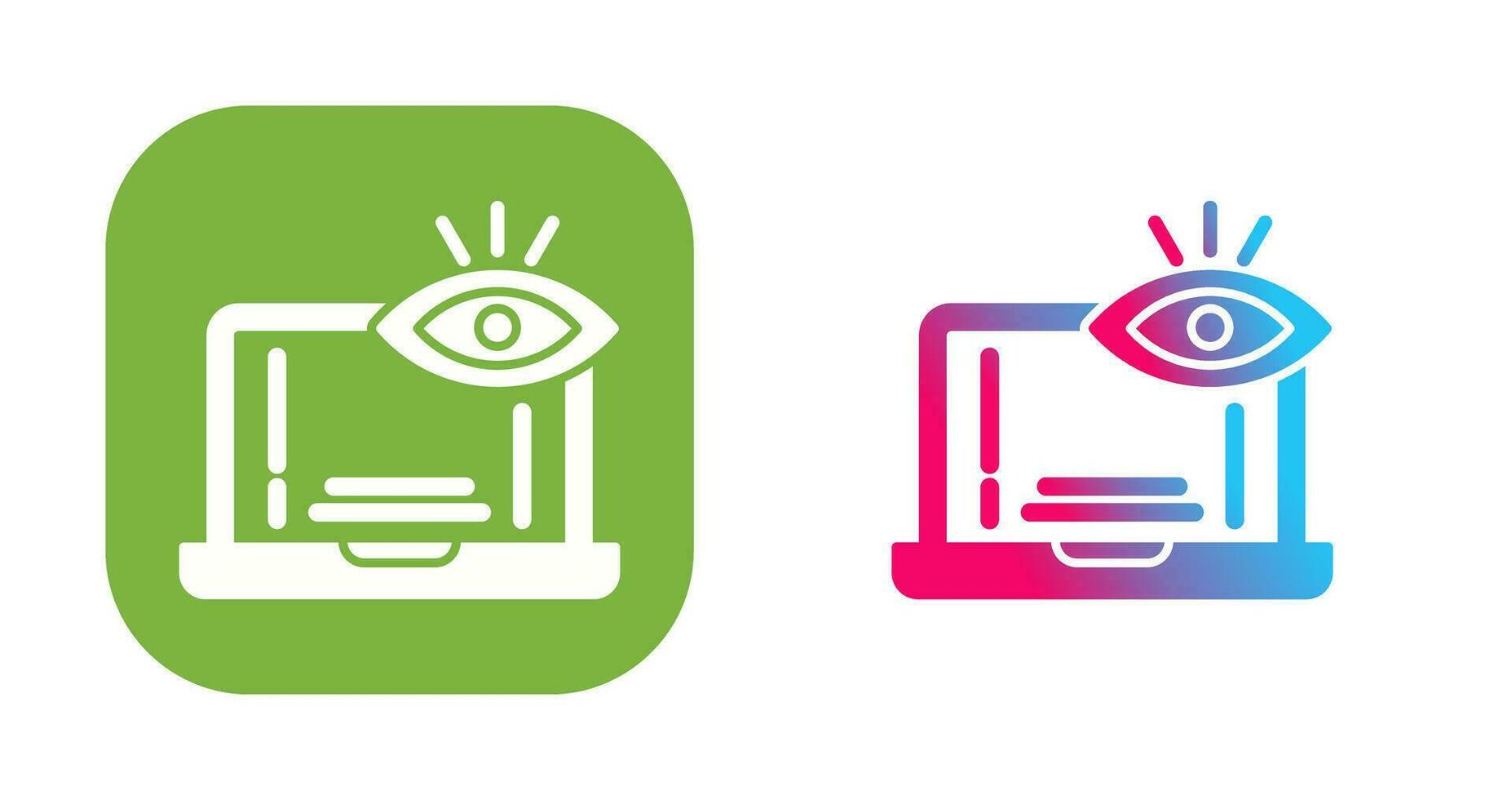 icono de vector de monitoreo