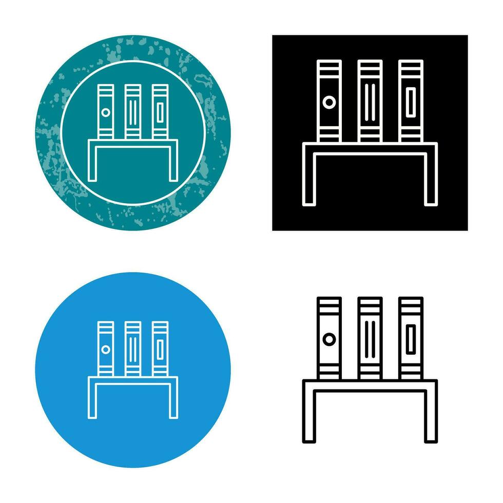 icono de vector de soporte de libro único