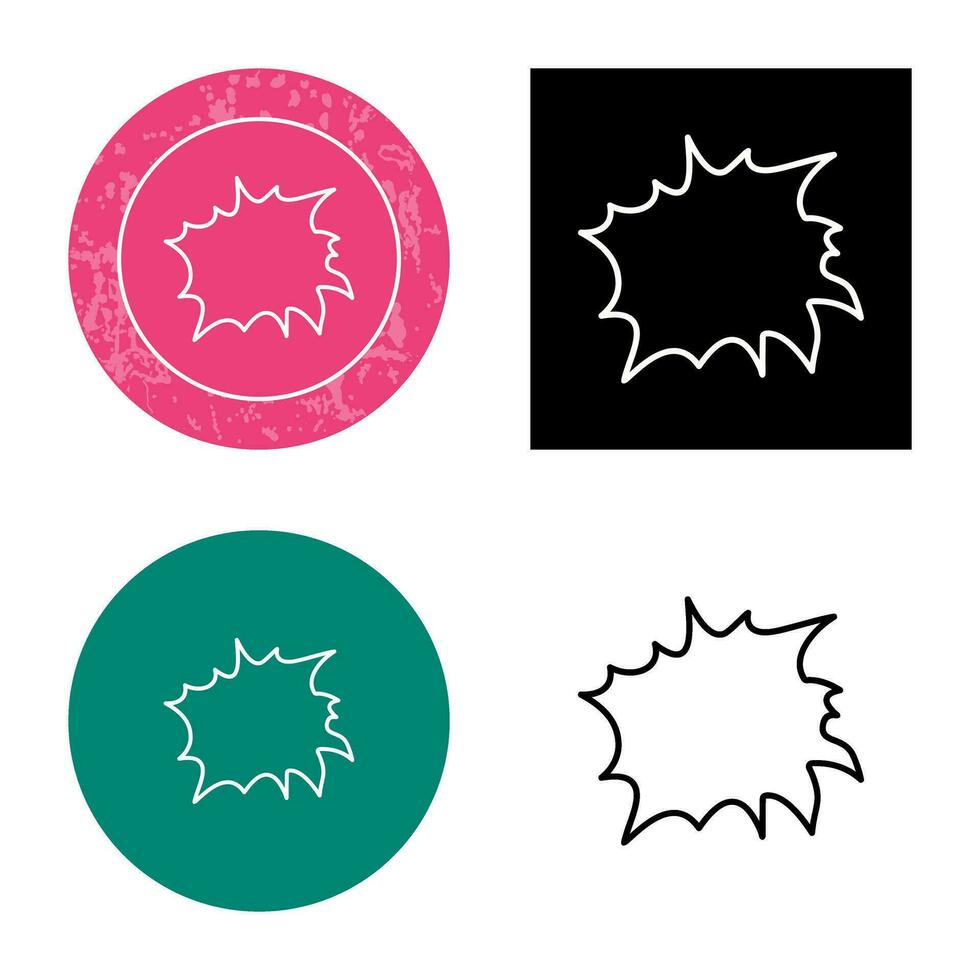 Unique Explosion Vector Icon