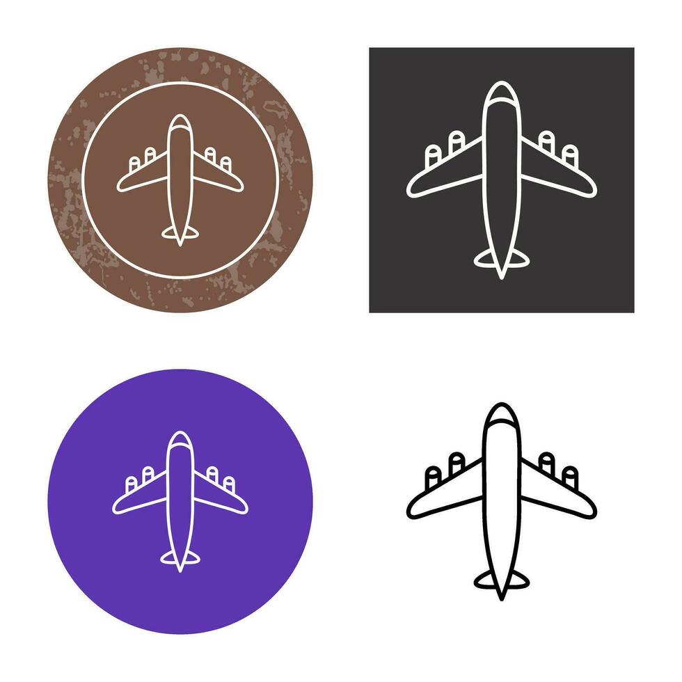 Flying Airplane Vector Icon