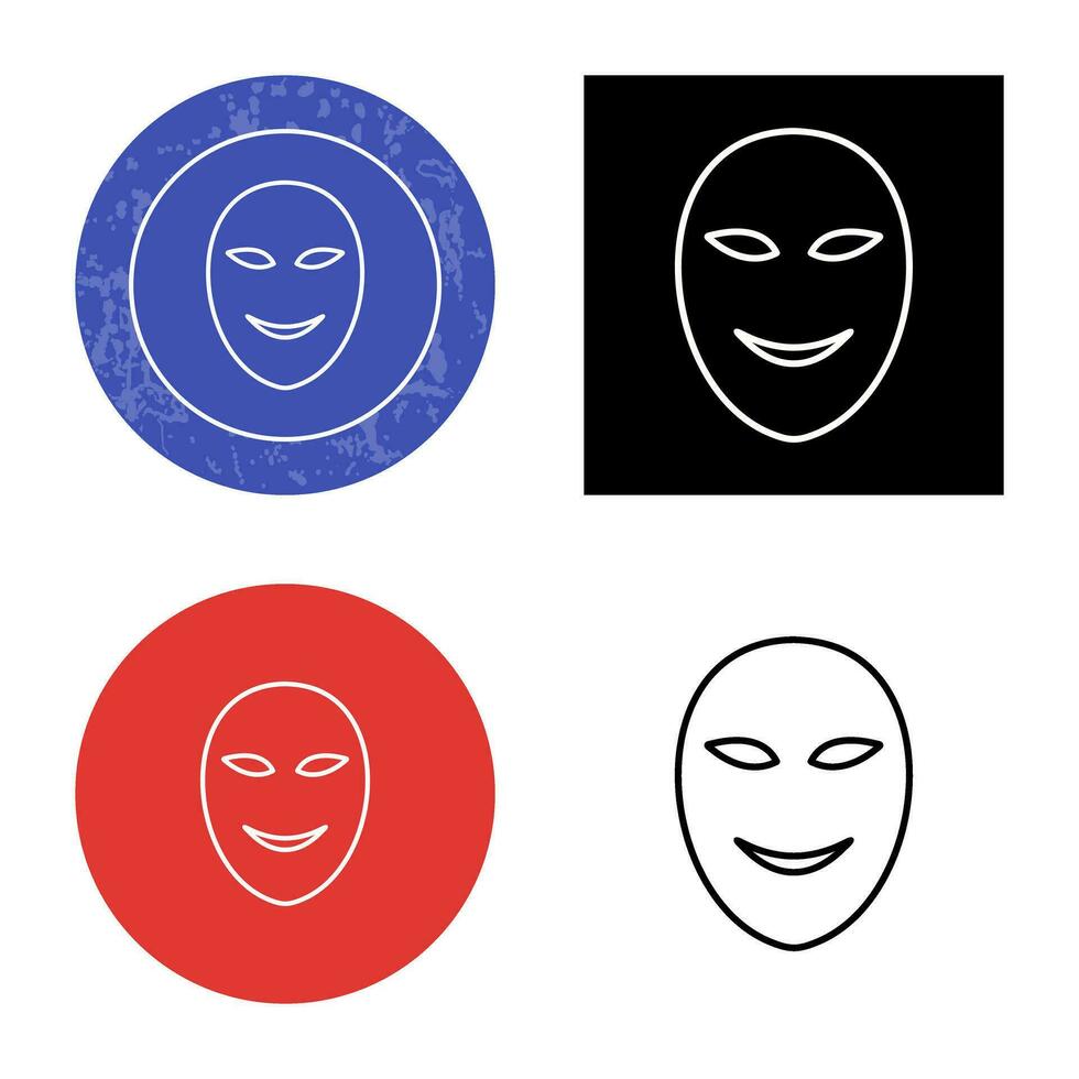 Ancient Face Mask Vector Icon
