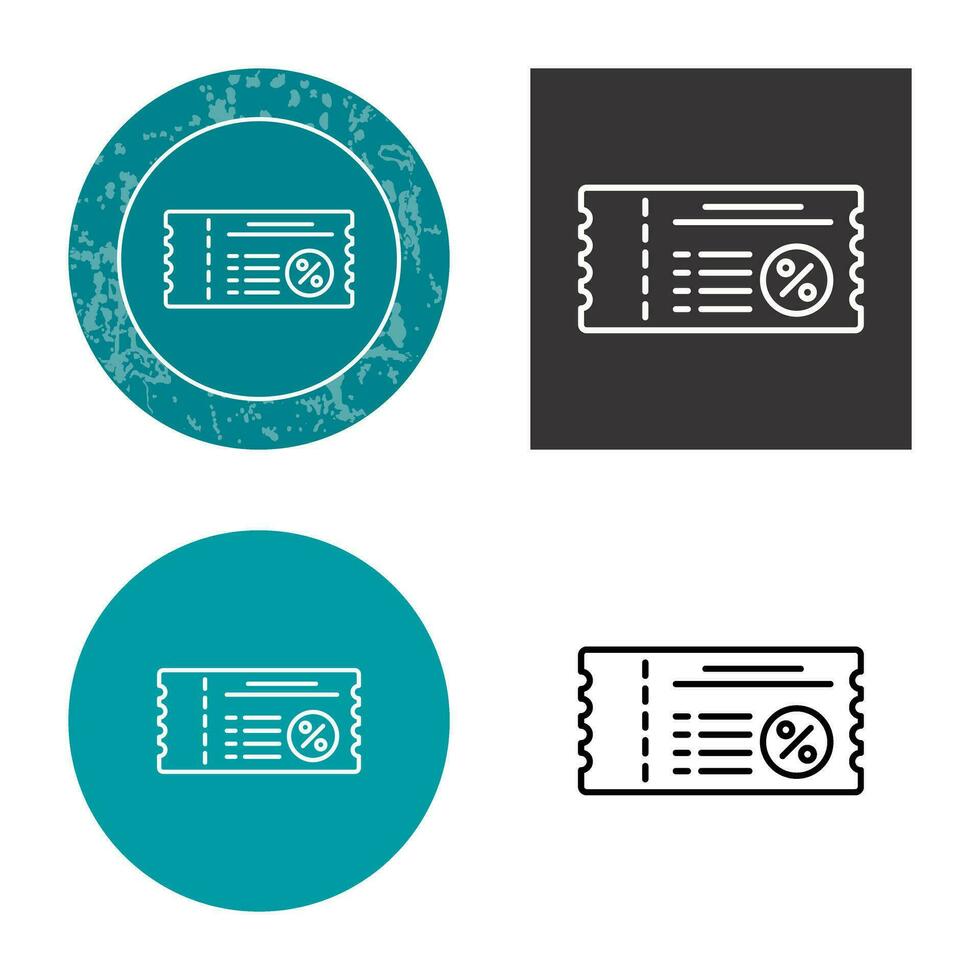 Voucher Vector Icon