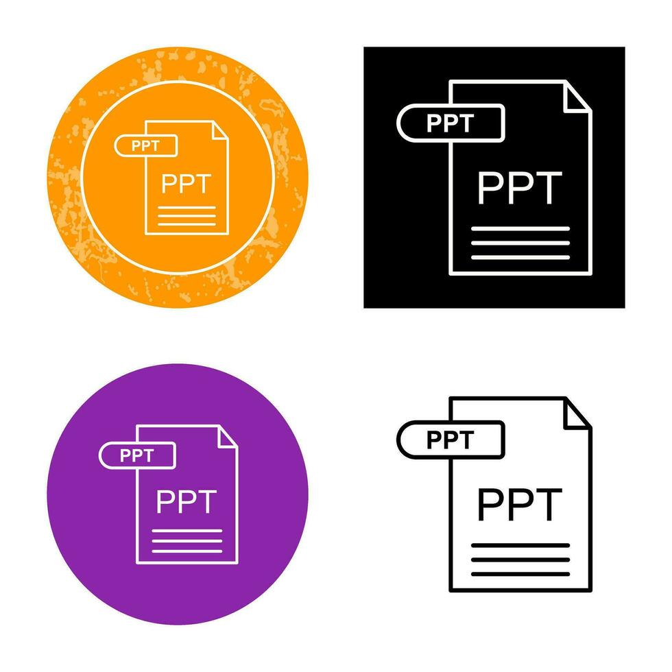 PPT Vector Icon