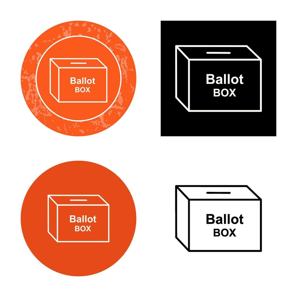 Ballot Box Vector Icon