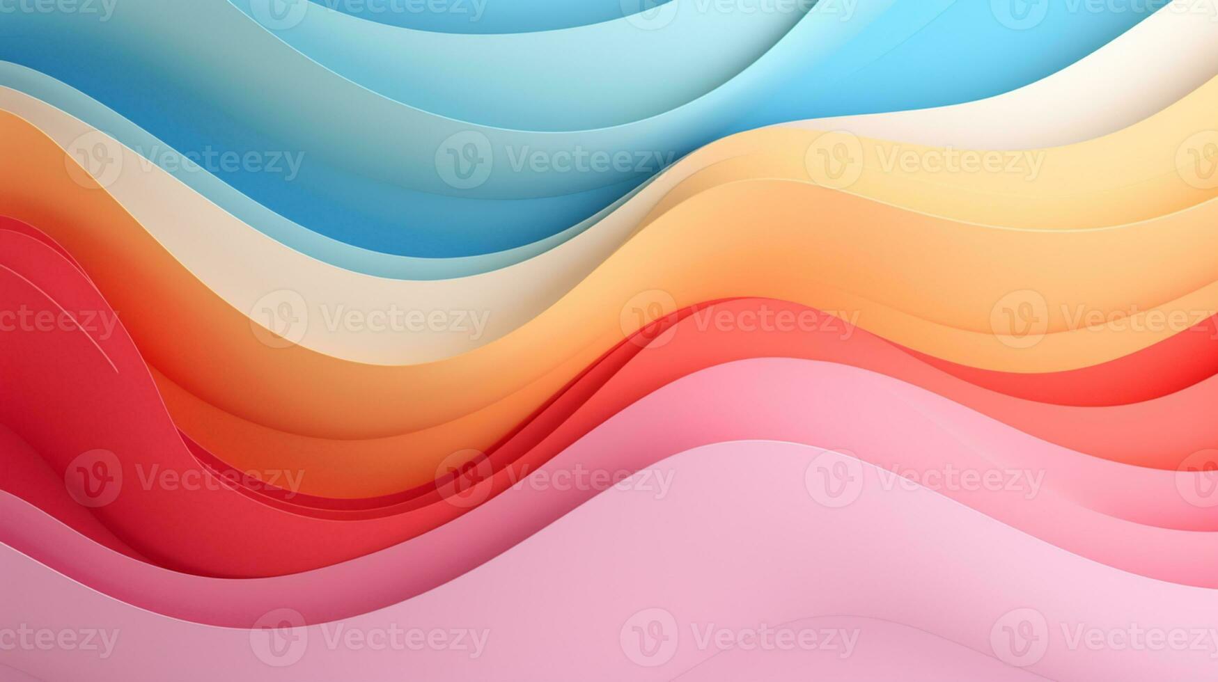 Pastel color papercut design on background, AI Generative photo