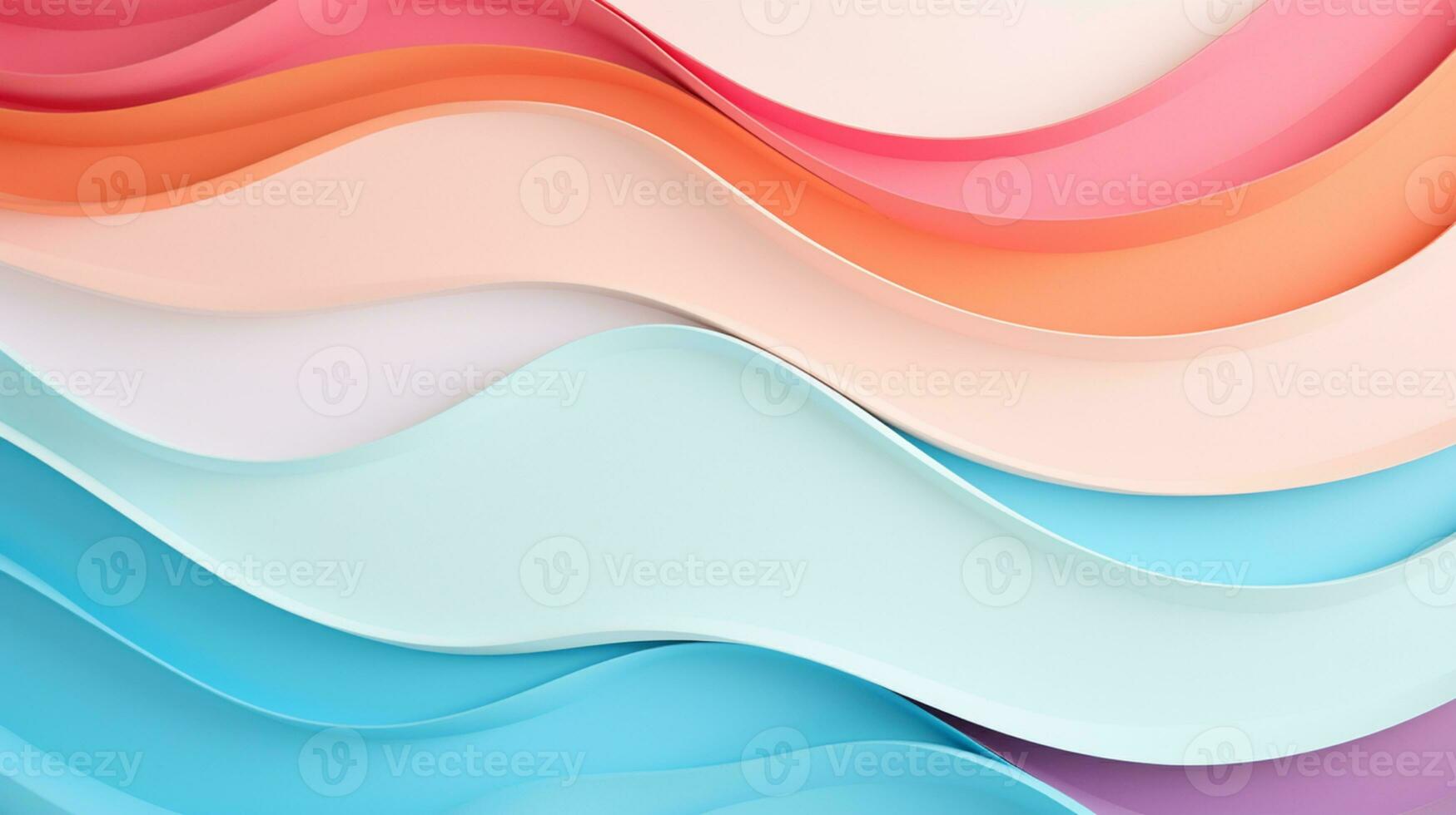 Pastel color papercut design on background, AI Generative photo