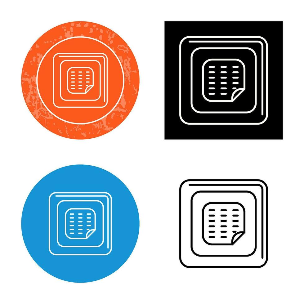 Nicotine Patch Vector Icon