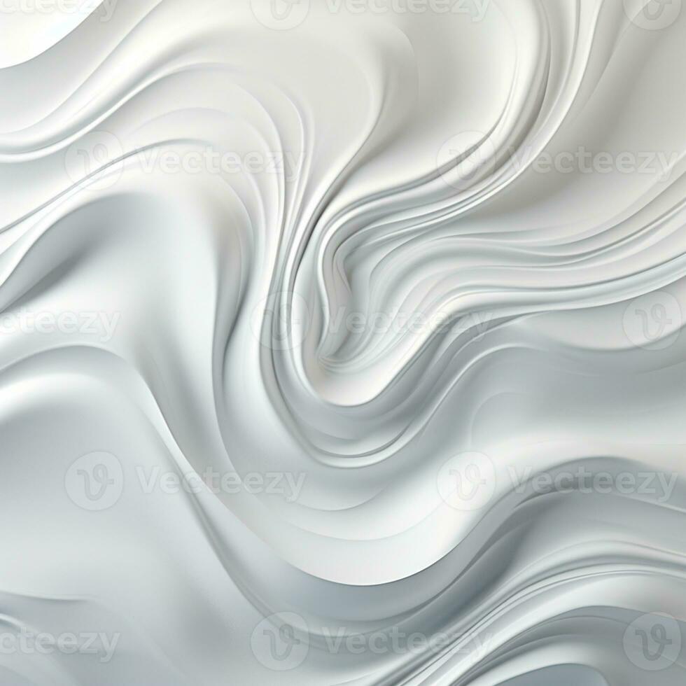 Abstract white paper wave curve lines design, luxury texture with smooth and clean subtle background, AI Generative photo