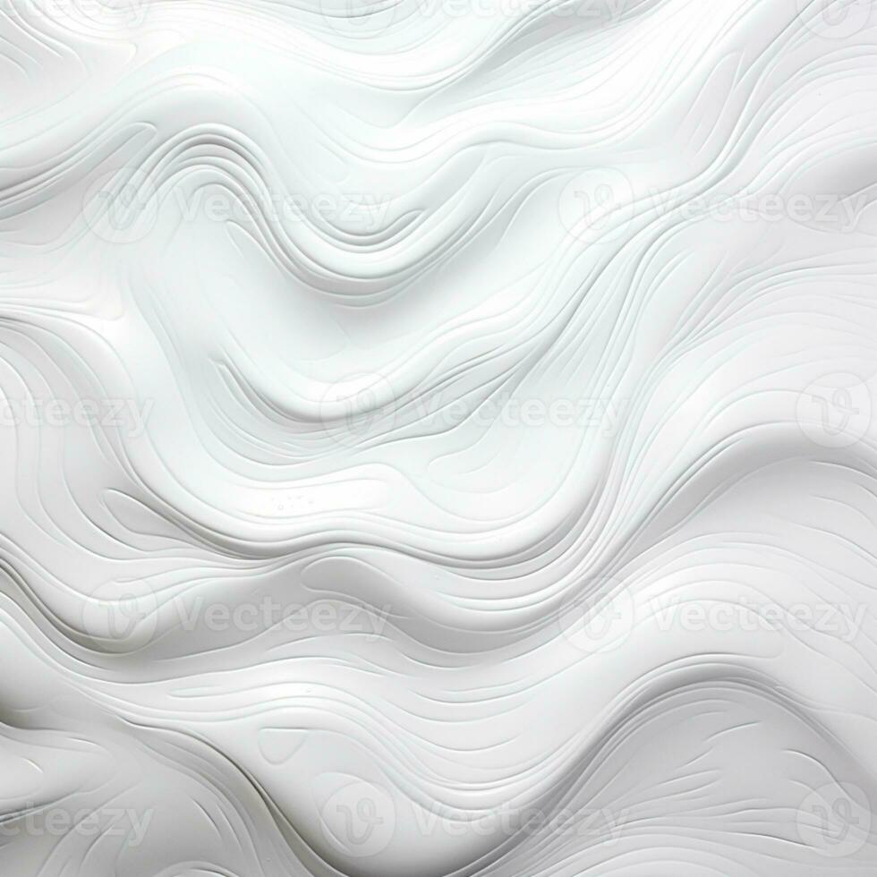 Abstract white paper wave curve lines design, luxury texture with smooth and clean subtle background, AI Generative photo