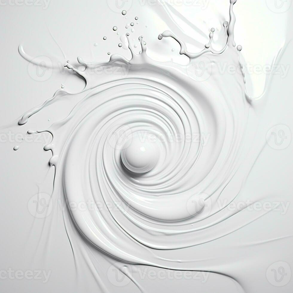 Abstract white paper wave curve lines design, water splash, luxury texture with smooth and clean subtle background, AI Generative photo