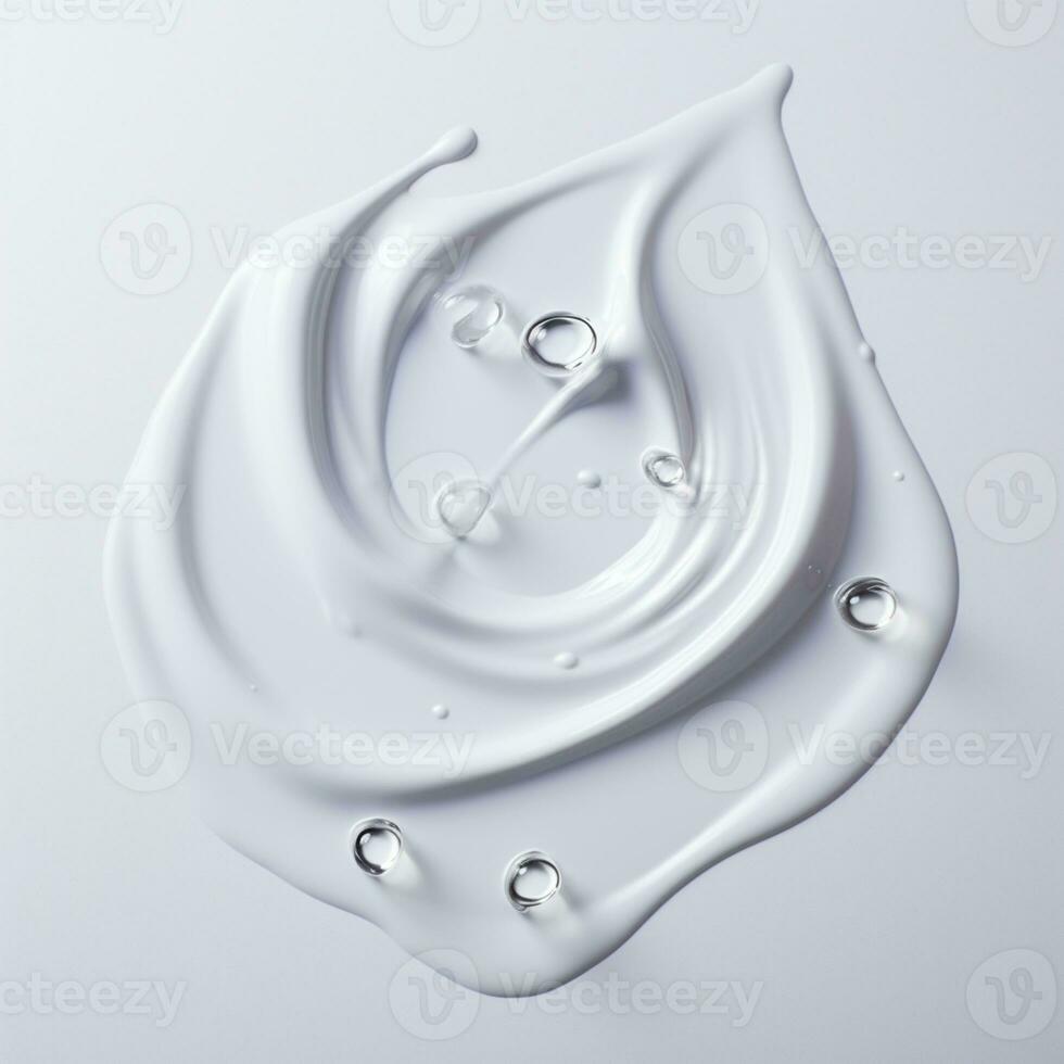 Abstract white paper wave curve lines design, water splash, luxury texture with smooth and clean subtle background, AI Generative photo