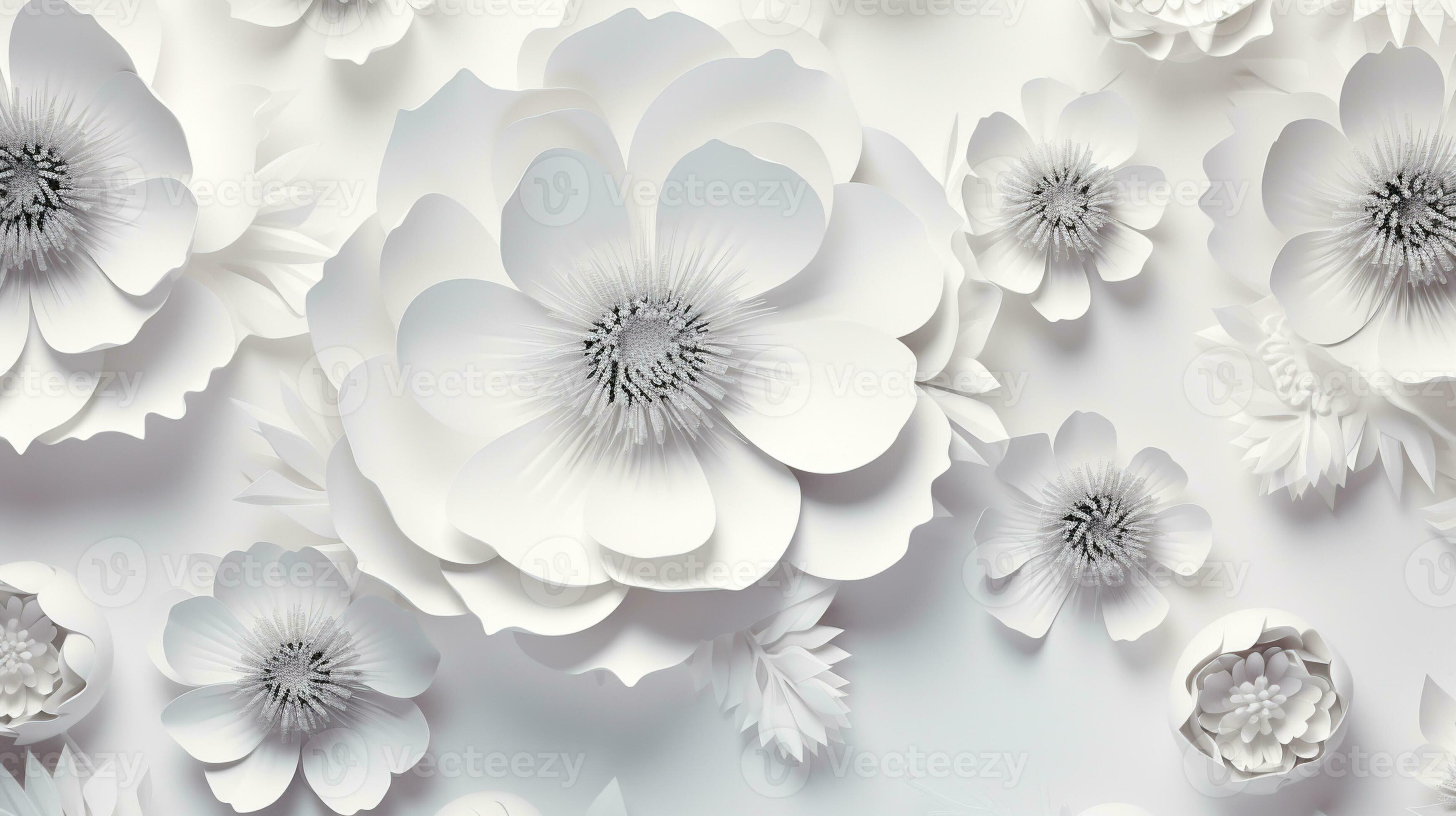 1,283,199 White Paper Flowers Images, Stock Photos, 3D objects, & Vectors