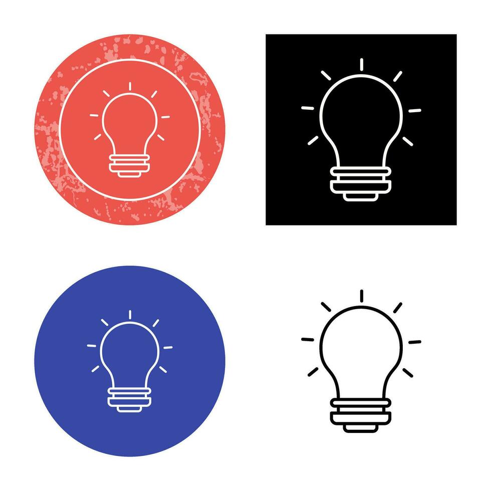 Light Bulb Vector Icon