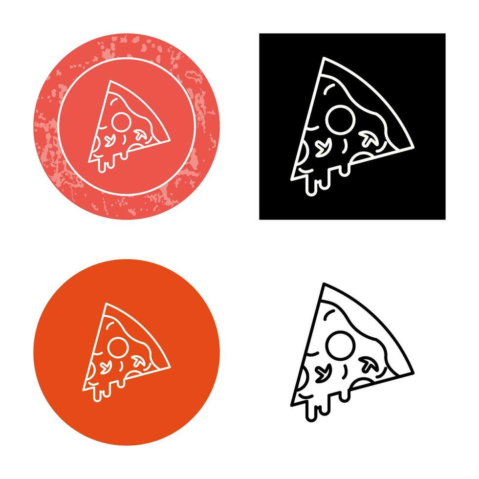 icono de vector de pizza