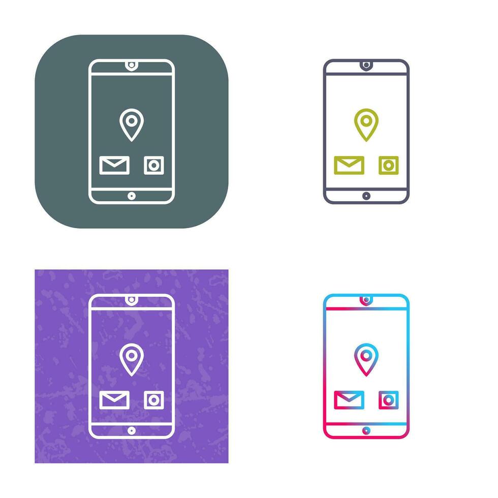 Unique Mobile Applications Vector Icon