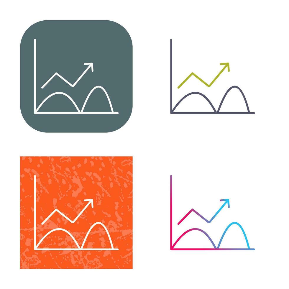 Trend in Graph Vector Icon