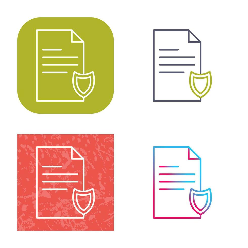 Private Document Vector Icon