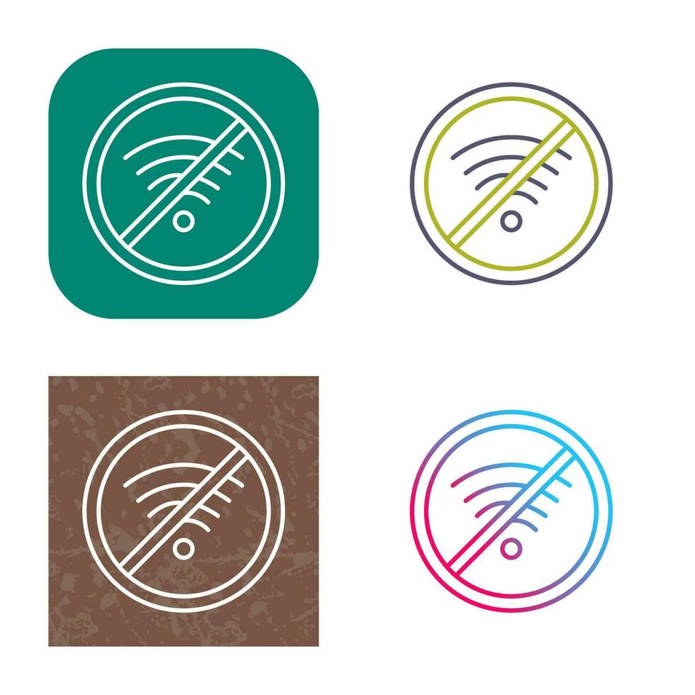 No Wifi Vector Icon