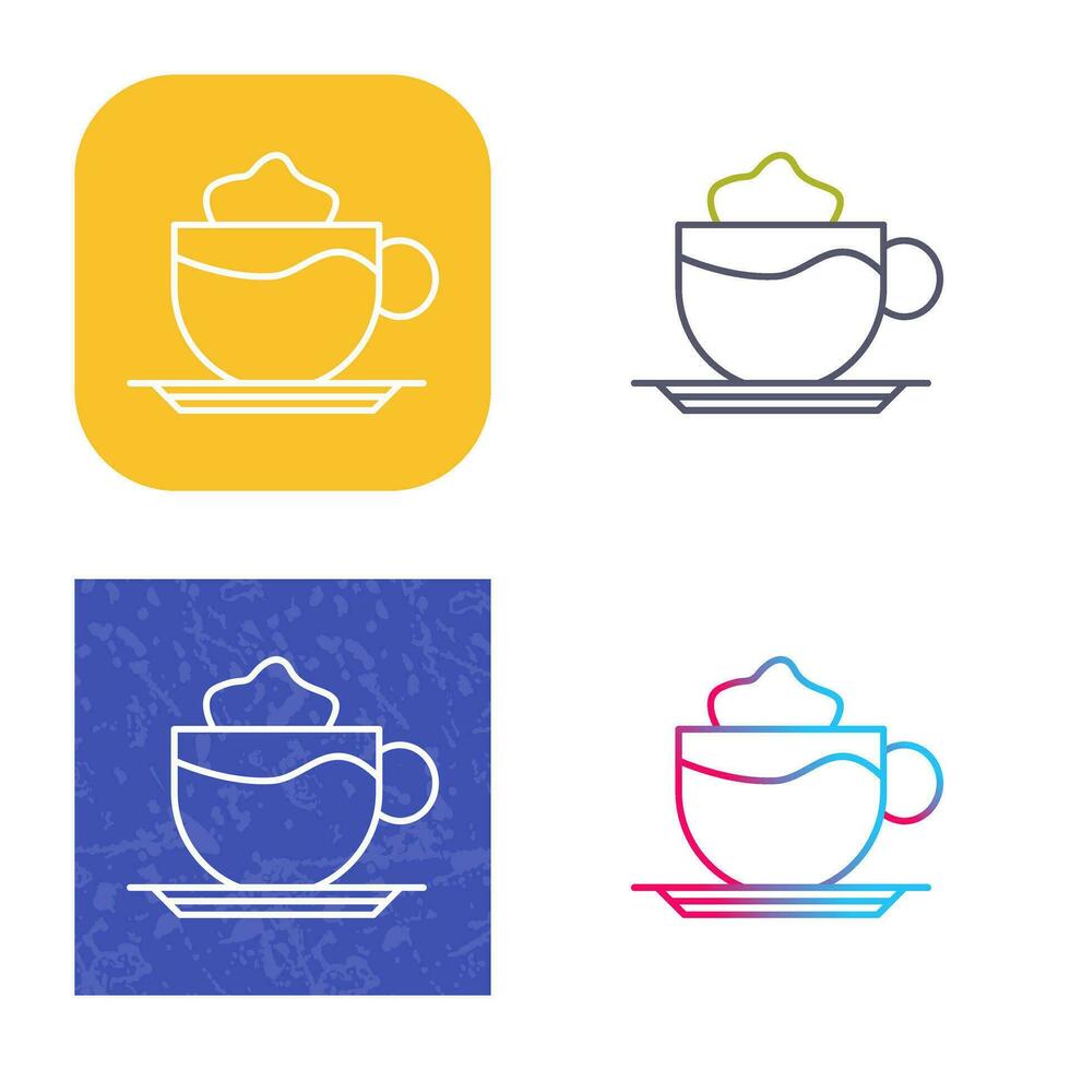 Latte Vector Icon