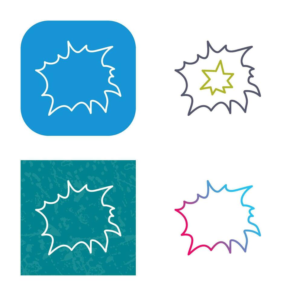 Unique Explosion Vector Icon