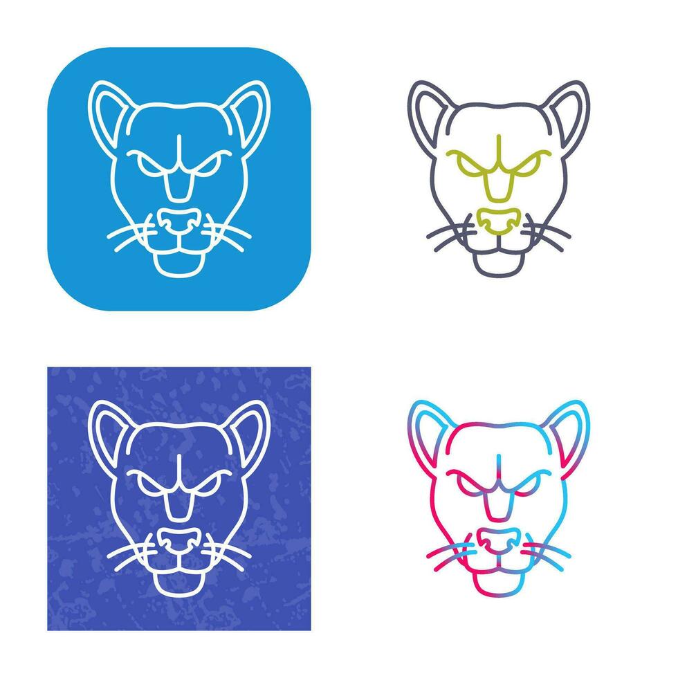 Black Panther Vector Icon