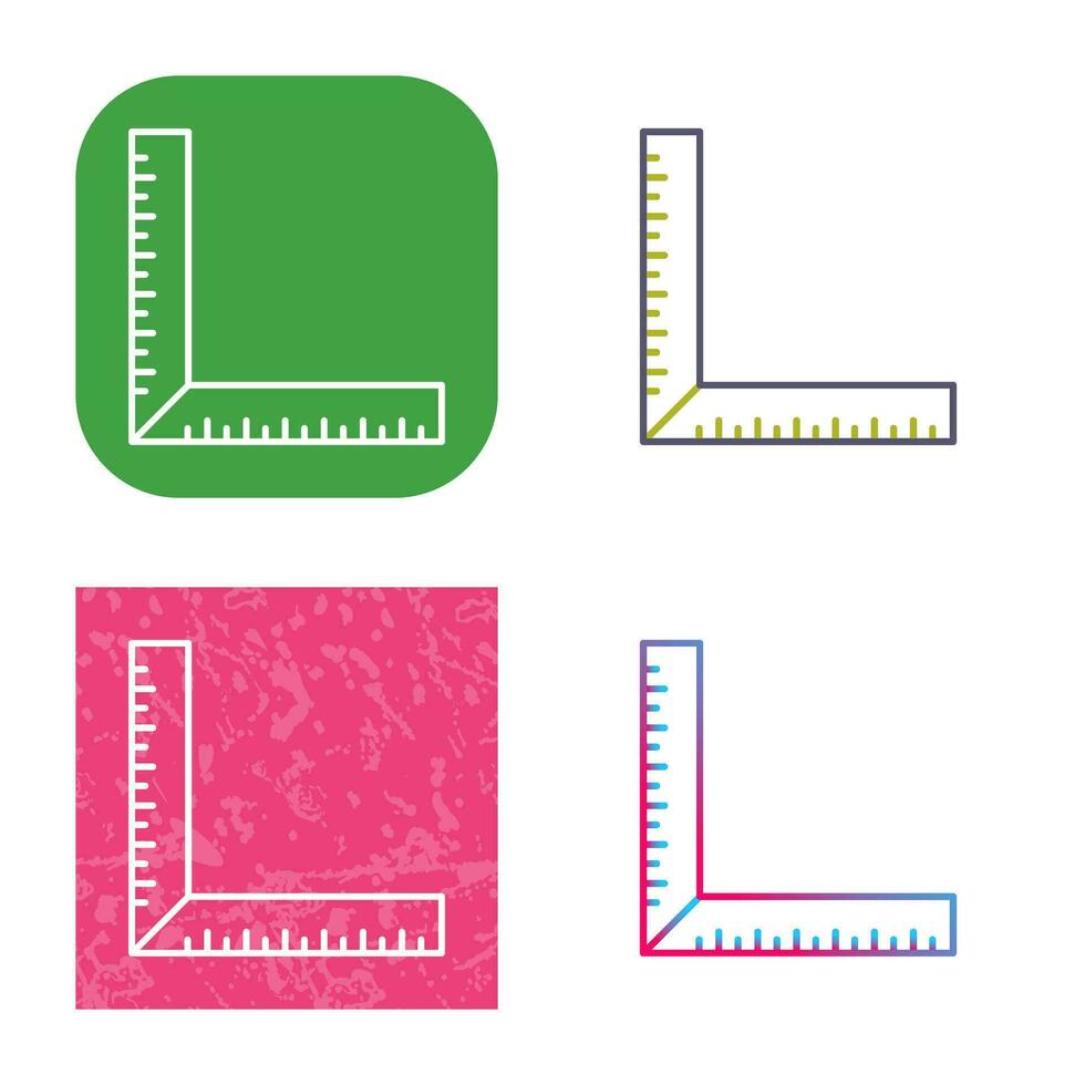 square Ruler Vector Icon