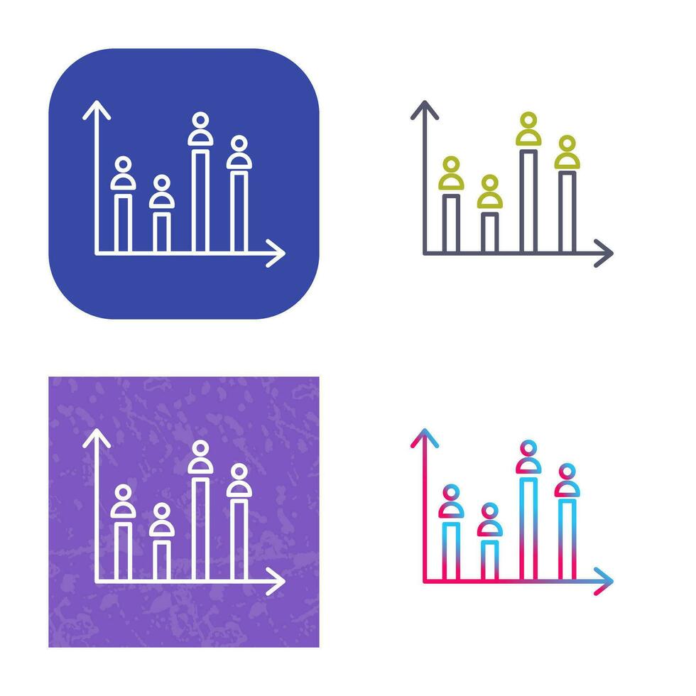Candidate Graph Vector Icon