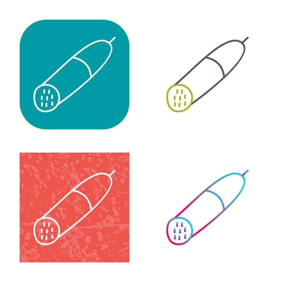 Salami Vector Icon