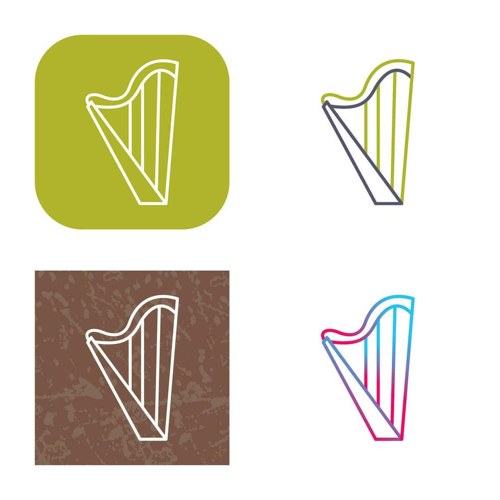 Harp Vector Icon