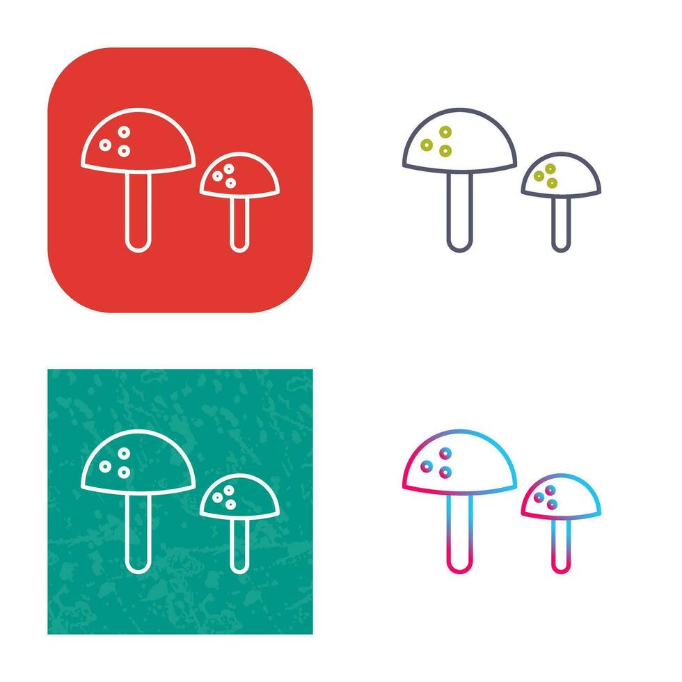 Mushrooms Vector Icon