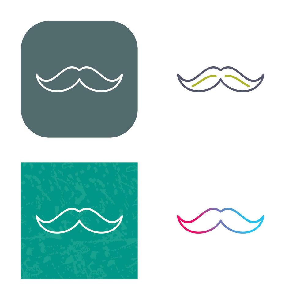 icono de vector de bigote