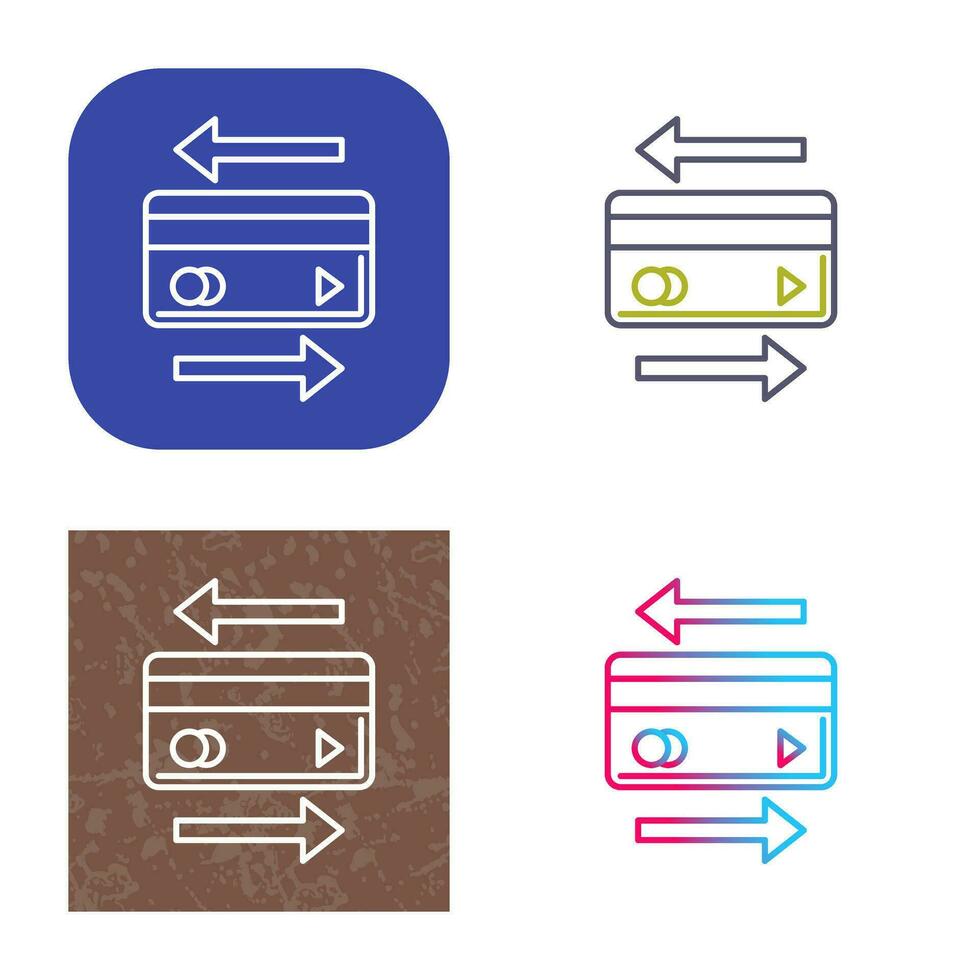 icono de vector de transacción