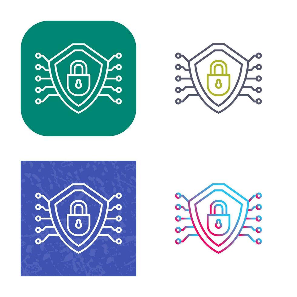 Cyber Security Vector Icon